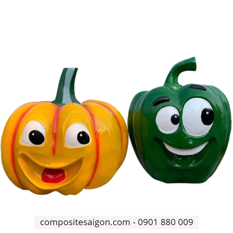 mo hinh bang composite dep12 1 9767 - Mô hình trái ớt chuông frp D700mm